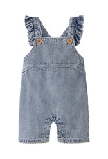 Lil' Atelier Funda Loose Denim Shortall Medium Blue Denim