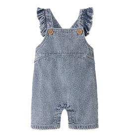 Lil' Atelier Funda Loose Denim Shortall Medium Blue Denim