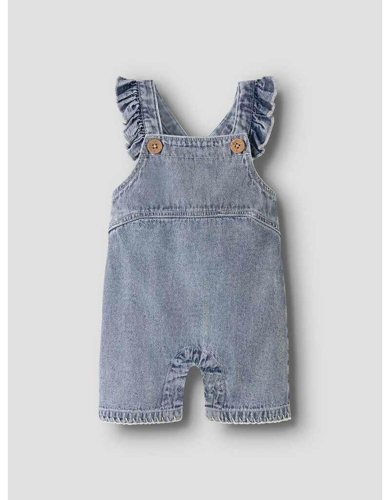 Lil' Atelier Funda Loose Denim Shortall Medium Blue Denim