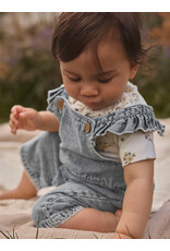 Lil' Atelier Funda Loose Denim Shortall Medium Blue Denim