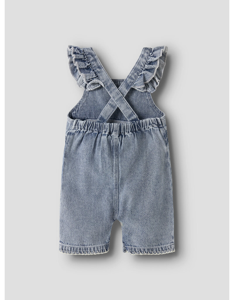 Lil' Atelier Funda Loose Denim Shortall Medium Blue Denim