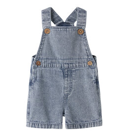 Lil' Atelier Funda Loose Shortall Medium Blue Denim