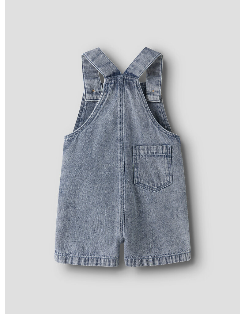 Lil' Atelier Funda Loose Shortall Medium Blue Denim
