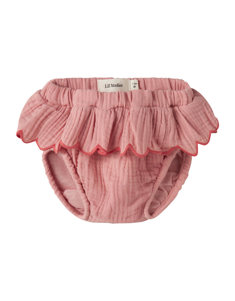 Lil' Atelier Hiba Loose Bloomers Rose Tan