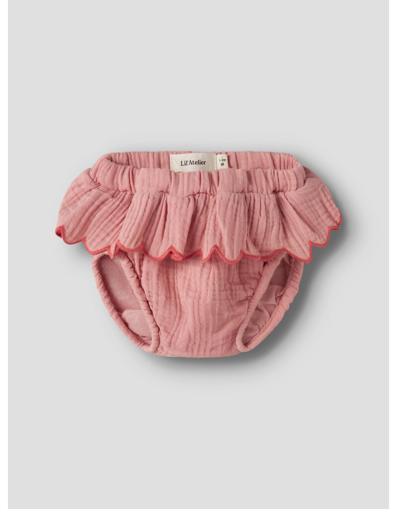 Lil' Atelier Hiba Loose Bloomers Rose Tan