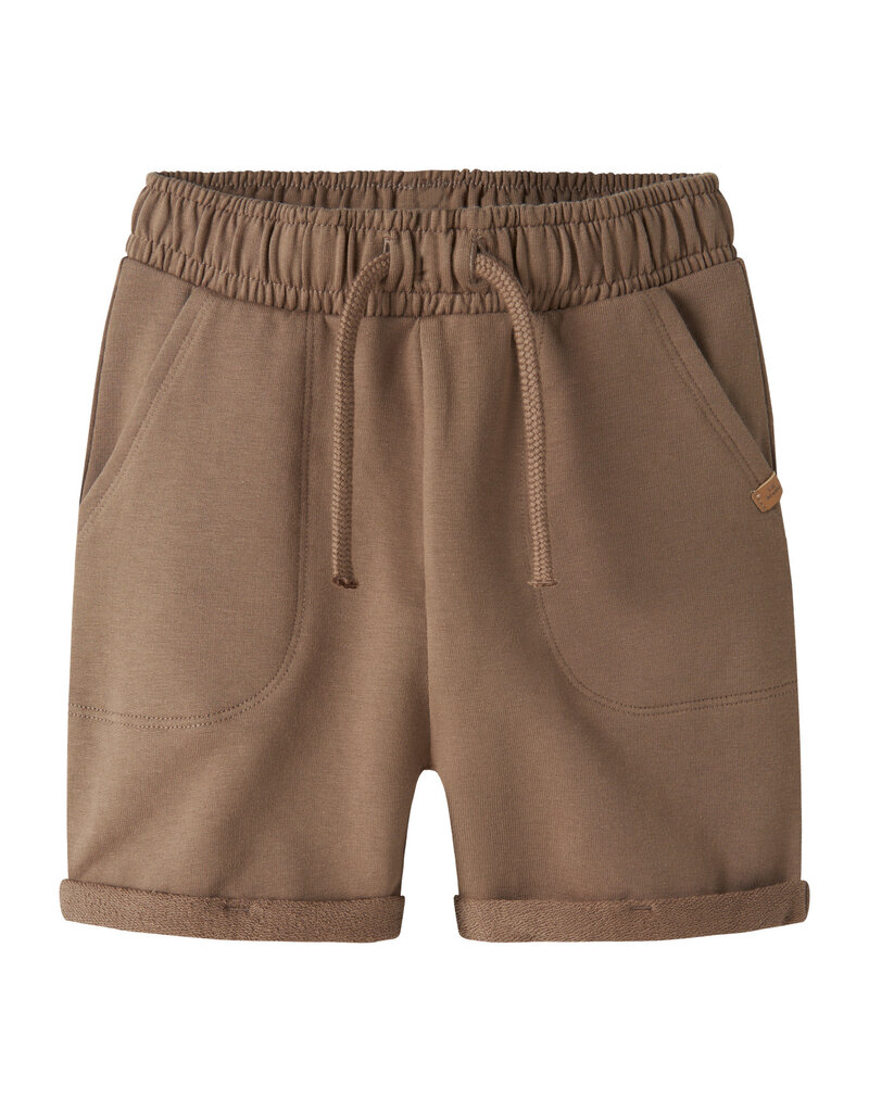 Lil' Atelier Omas Sweat Shorts Coco Mocha