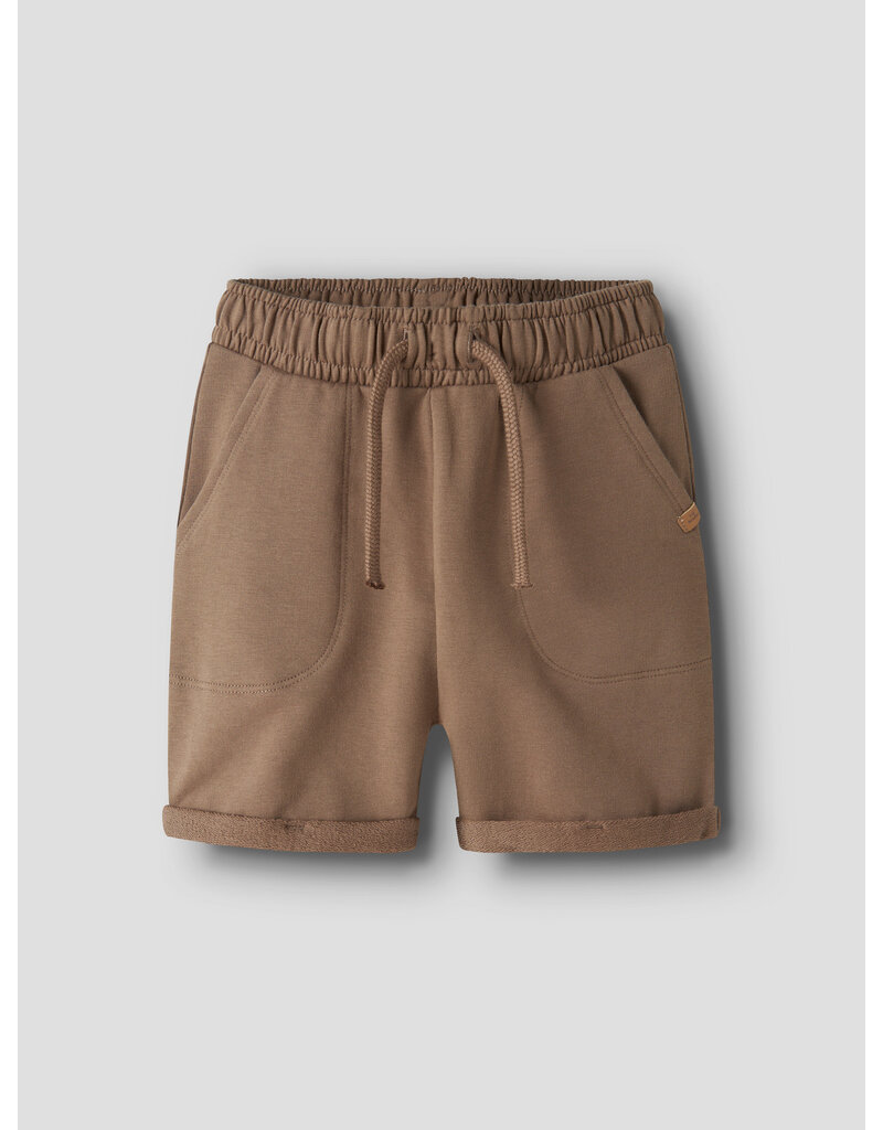 Lil' Atelier Omas Sweat Shorts Coco Mocha