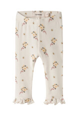 Lil' Atelier Gayo Ska Slim Leggings Coconut Milk Flower