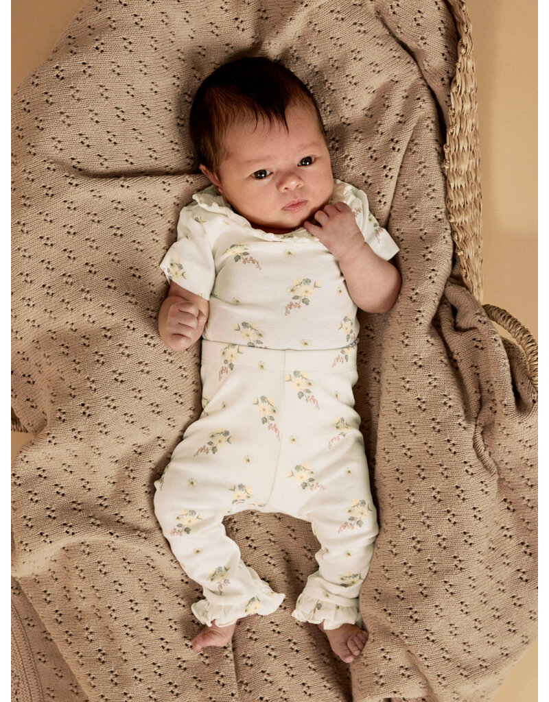 Lil' Atelier Gayo Ska Slim Leggings Coconut Milk Flower