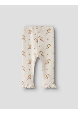 Lil' Atelier Gayo Ska Slim Leggings Coconut Milk Flower