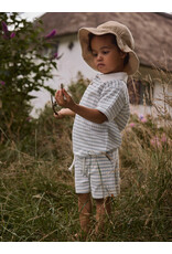 Lil' Atelier haldur Loose Polo Kids Coconut Milk Dusty blue