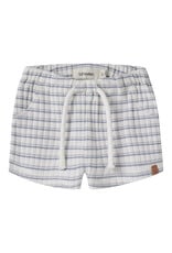 Lil' Atelier Haldur Loose Shorts Coconut Milk Dusty Blue