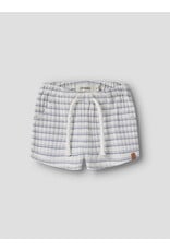 Lil' Atelier Haldur Loose Shorts Coconut Milk Dusty Blue