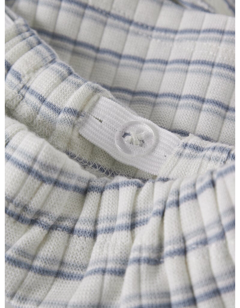 Lil' Atelier Haldur Loose Shorts Coconut Milk Dusty Blue