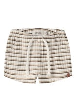 Lil' Atelier Haldur Loose Shorts Coconut Milk Coco Mocha