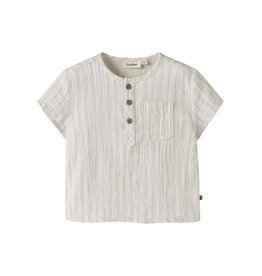 Lil' Atelier Hagi Loose Shirt Coconut Milk Dusty Blue