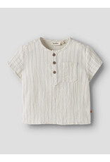 Lil' Atelier Hagi Loose Shirt Coconut Milk Dusty Blue