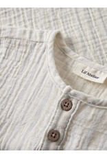 Lil' Atelier Hagi Loose Shirt Coconut Milk Dusty Blue