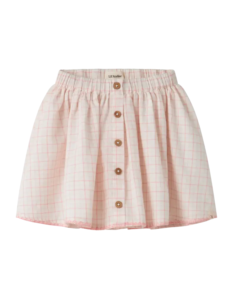 Lil' Atelier Hedda Skirt Coconut Milk Rose Tan