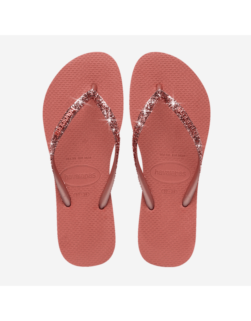 Havaianas Slim Glitter Canyon Clay