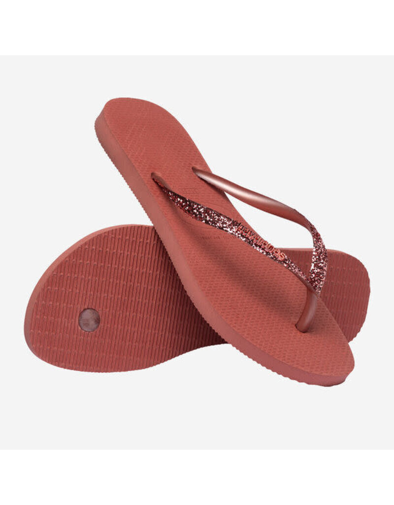 Havaianas Slim Glitter Canyon Clay