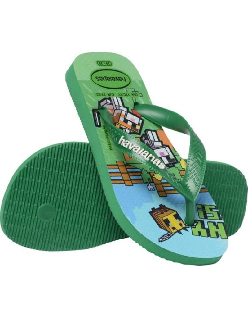 Havaianas Minecraft Groen