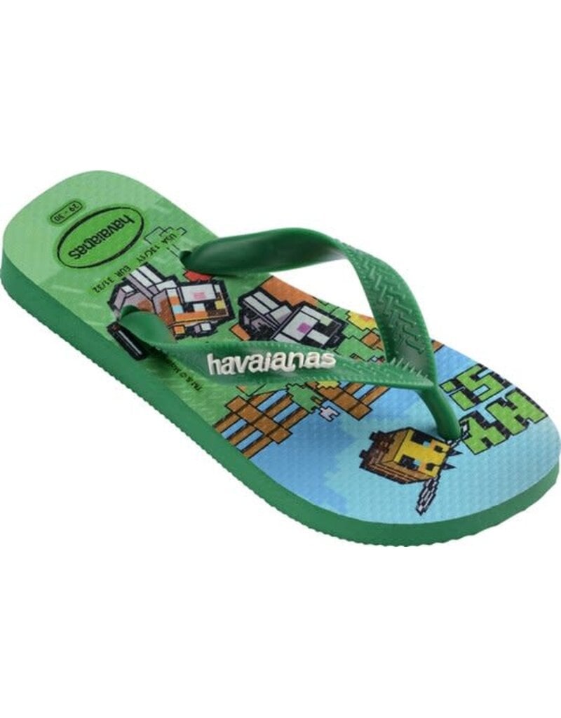 Havaianas Minecraft Groen