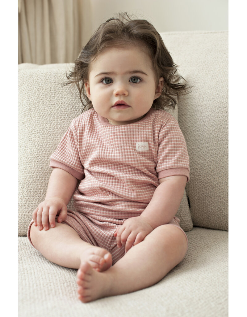 Feetje Shortama Wafel Mauve