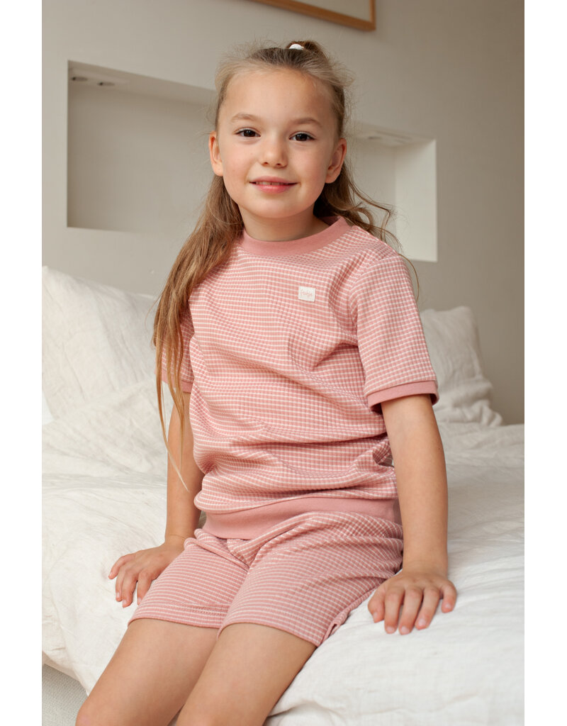 Feetje Shortama Wafel Mauve