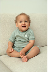 Feetje Shortama Wafel Zeegroen