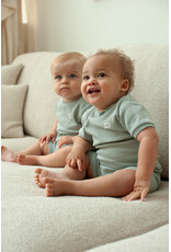 Feetje Shortama Wafel Zeegroen