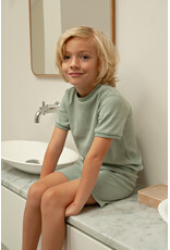 Feetje Shortama Wafel Zeegroen