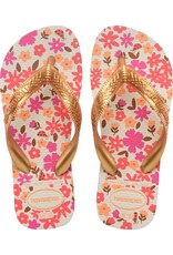 Havaianas Kids Flores Beige Golden