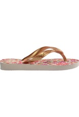 Havaianas Kids Flores Beige Golden