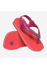 Havaianas Baby Brasil Logo Coral Pink