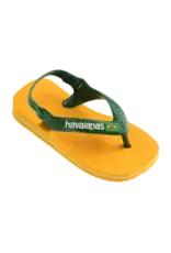 Havaianas Baby Brasil Logo Pop Yellow Amazon