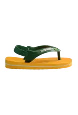 Havaianas Baby Brasil Logo Pop Yellow Amazon