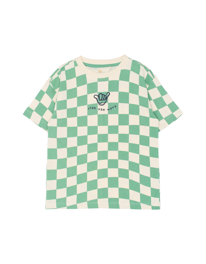 The New Tiago Tee Creme de Menthe Check