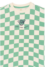 The New Tiago Tee Creme de Menthe Check