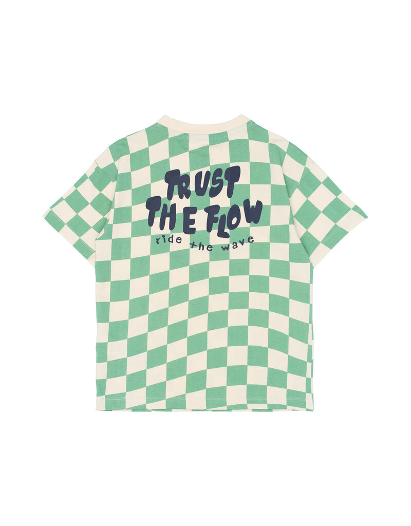 The New Tiago Tee Creme de Menthe Check