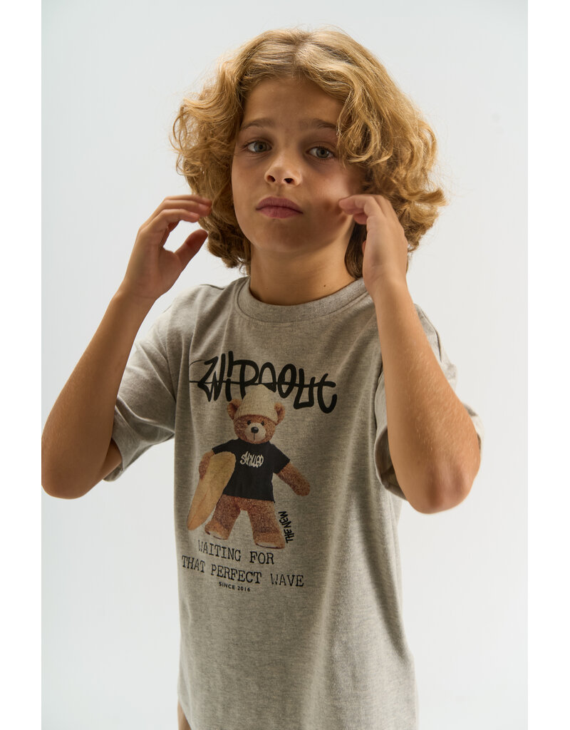 The New Teddy Tee Light Grey Melange