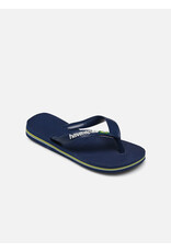 Havaianas Brasil Logo Navy Blue