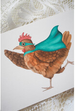 Getekenddoorzusje Dubbele Kaart Super Kip