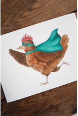 Getekenddoorzusje Dubbele Kaart Super Kip