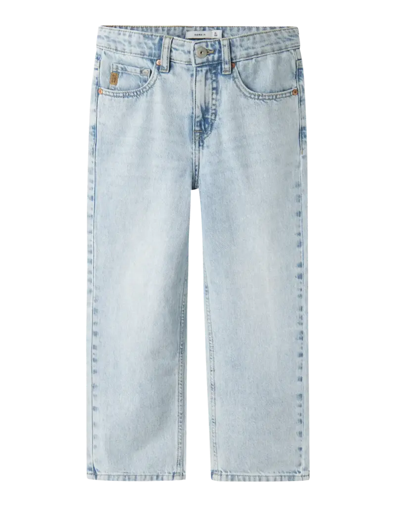name it Ryan Straight Jeans Light Blue Denim