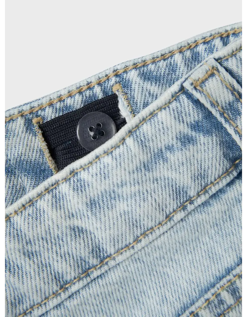 name it Ryan Straight Jeans Light Blue Denim