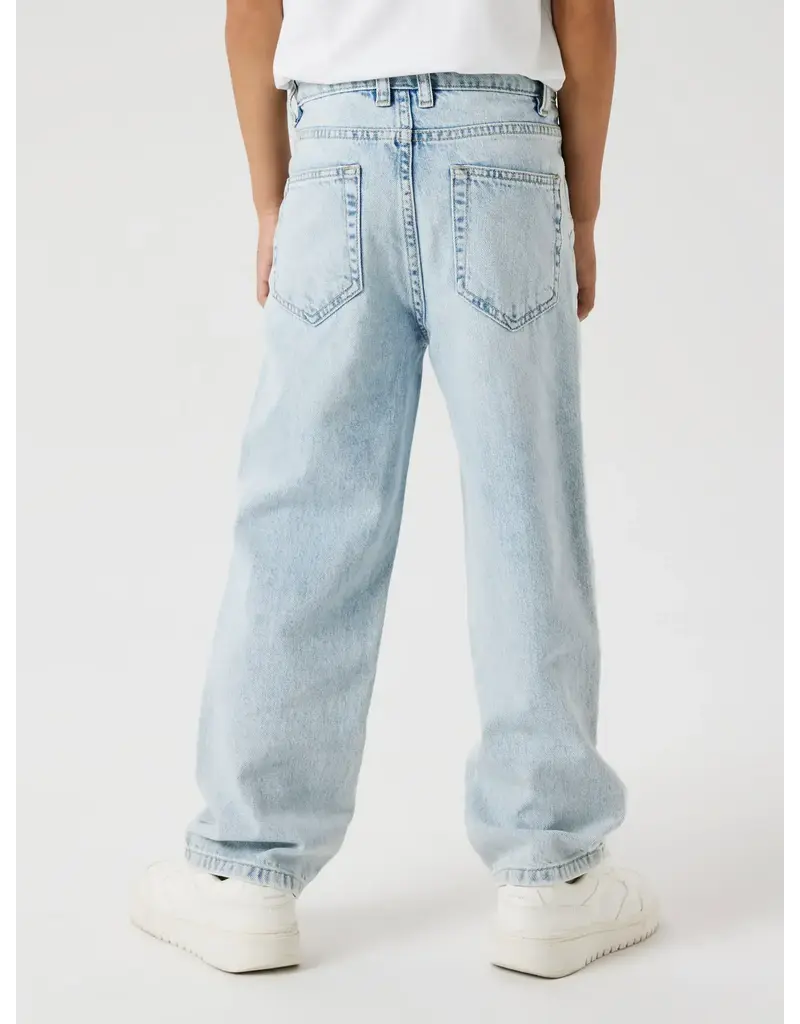 name it Ryan Straight Jeans Light Blue Denim