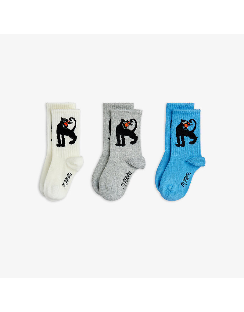 Mini Rodini Panther 3-pack socks