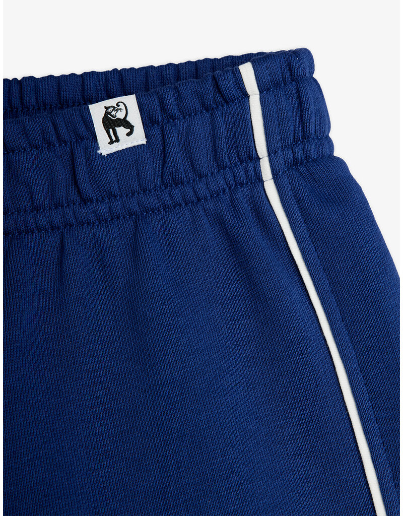 Mini Rodini Plain piping sweatshorts Blue