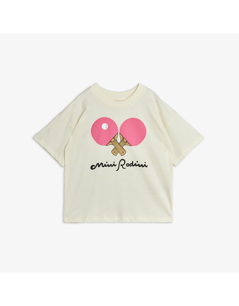 Mini Rodini Table tennis sp ss tee white